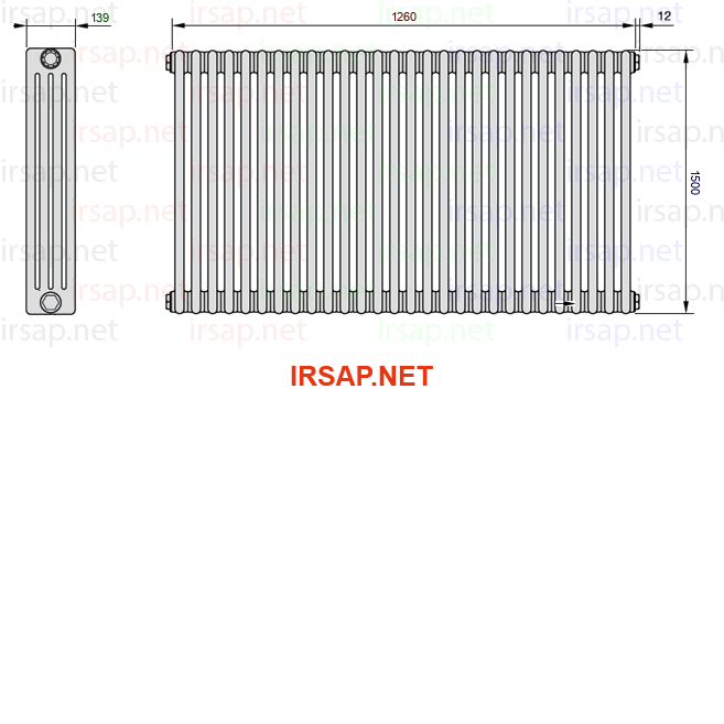Радиатор IRSAP Tesi 41500/28 T14 CL 01